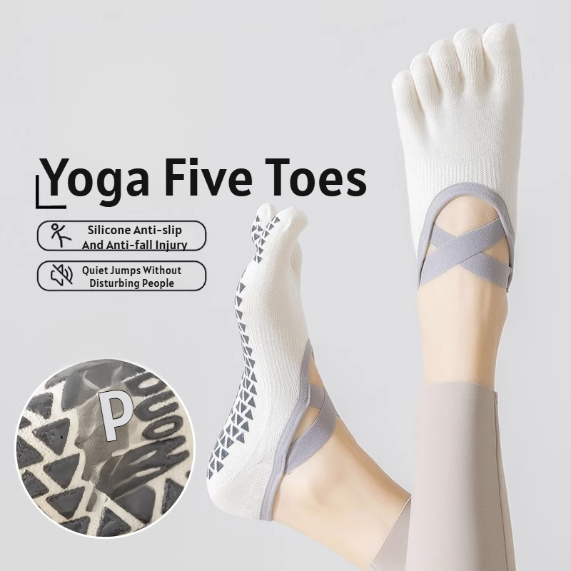 Pilates Yoga Origin - ถุงเท้าโยคะแบบบางสำหรับฤดูร้อน ถุงเท้าโยคะกันลื่นแบบพิเศษสำหรับกีฬาในร่ม ถุงเท้าโยคะแบบบางสำหรับพิลาทิส