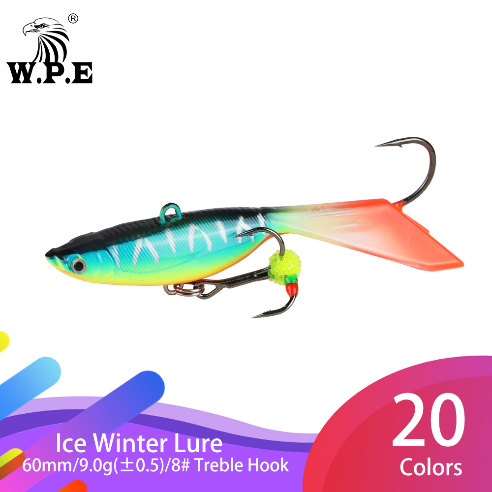 Balance Board Wobble - W.P.E น้ำแข็งตกปลาล่อ1Pcs 60Mm 9G 20สี Hard