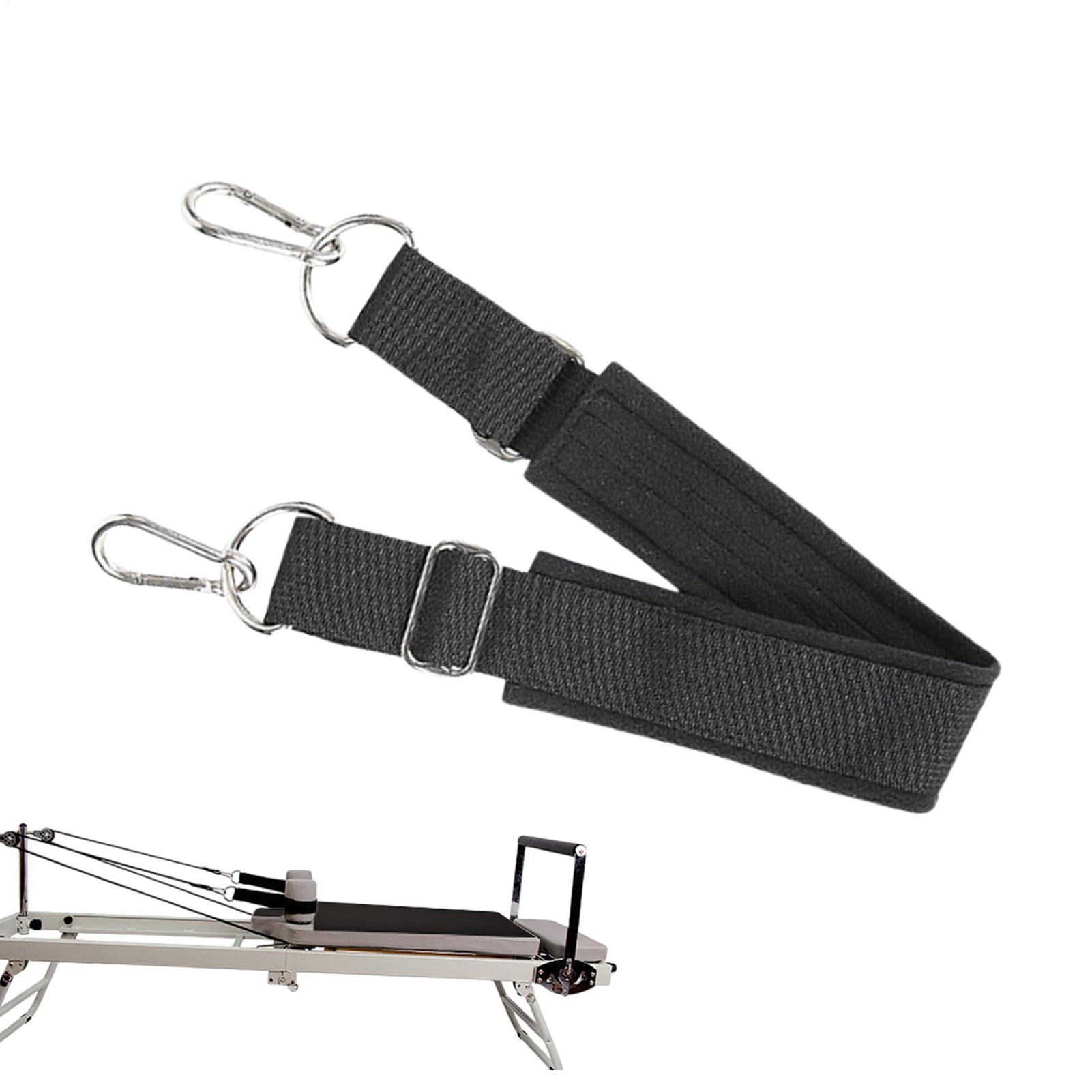 Pilates Yoga Origin - สายรัดเท้าสำหรับเครื่องรีฟอร์มเมอร์แบบสองห่วง หนา ปรับได้ กันลื่น สำหรับโยคะ พิลาทิส