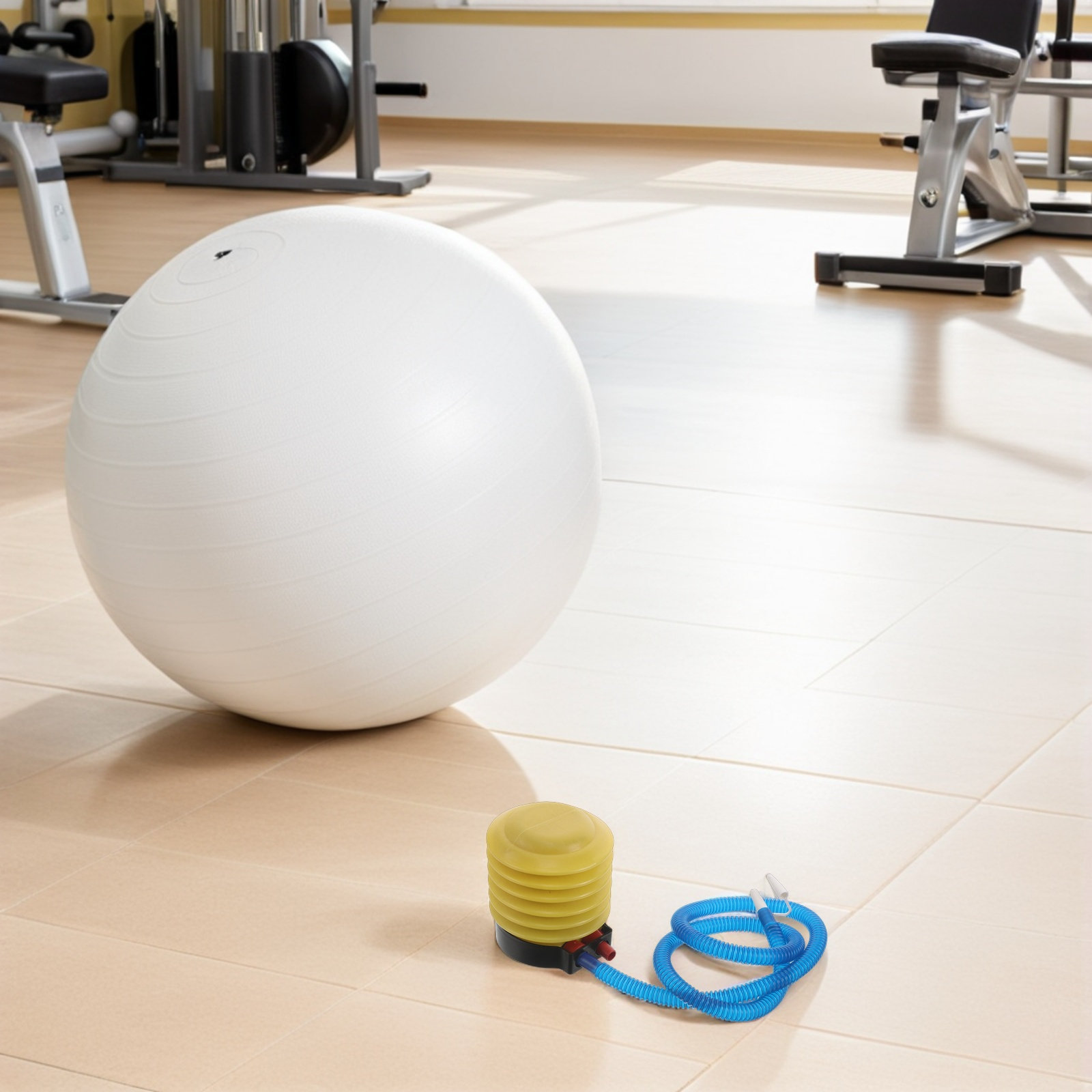 ชุดปั๊มลมสำหรับลูกบอลโยคะแบบใช - Pilates Yoga Origin บทวิจารณ์และราคา