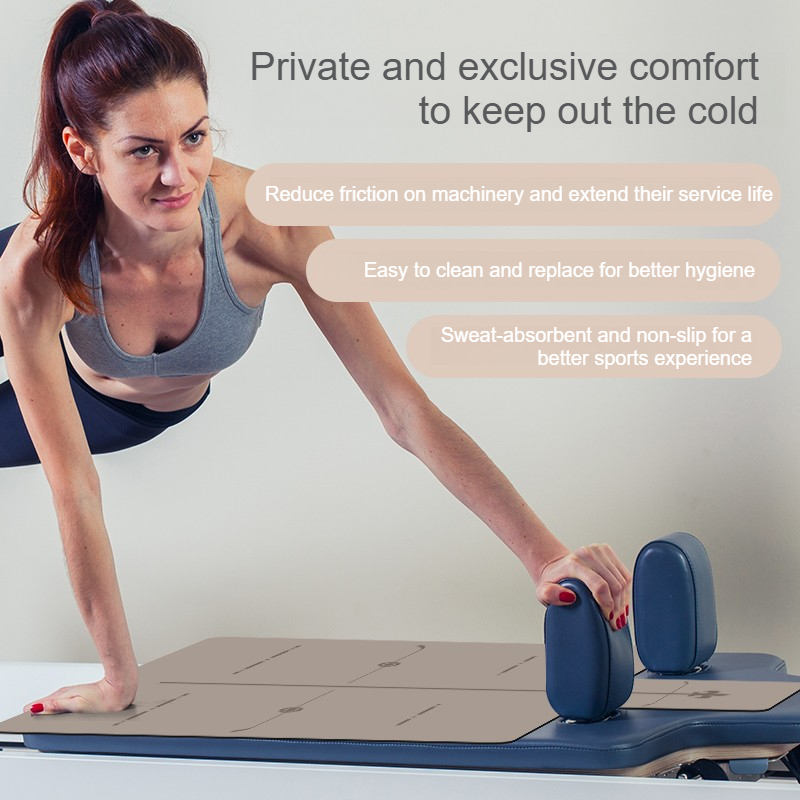 เสื่อปิลาทิสแบบกันลื่น เสื่อโย - Pilates Yoga Logo บทวิจารณ์และราคา