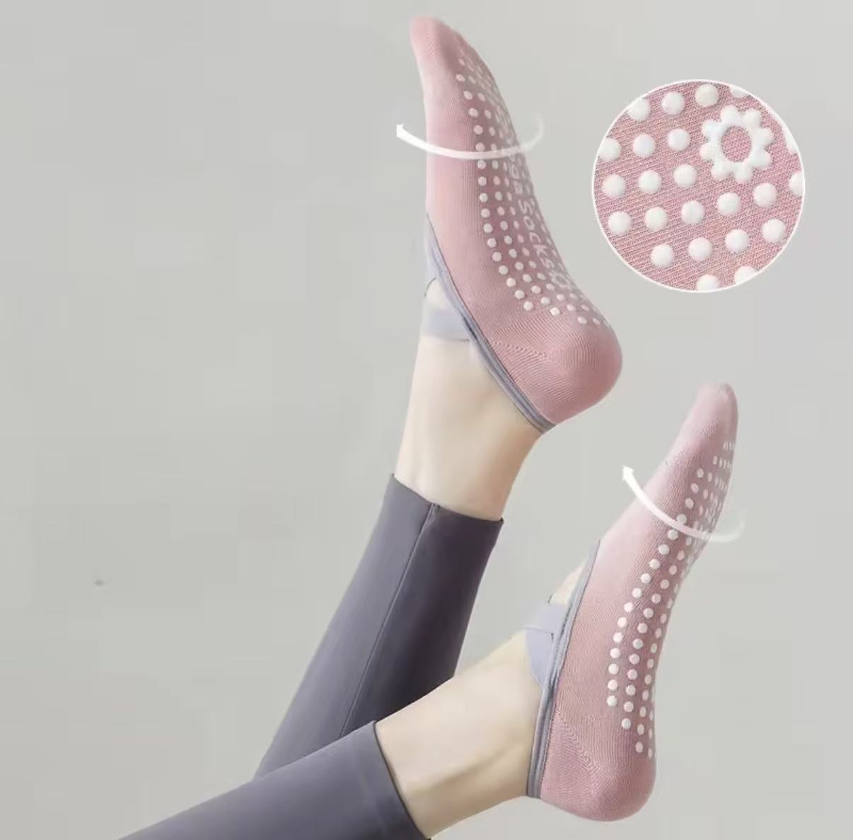 ถุงเท้าโยคะสำหรับผู้หญิง ซิลิโ - Pilates Yoga Sport บทวิจารณ์และราคา