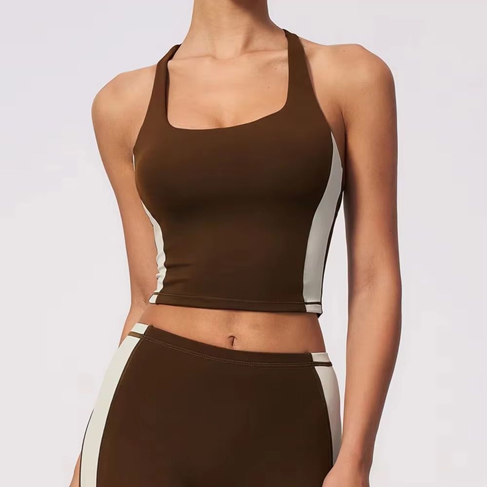 เสื้อกล้ามโยคะผู้หญิงแบบฮอลเตอ - Pilates Yoga Equipment บทวิจารณ์และราคา
