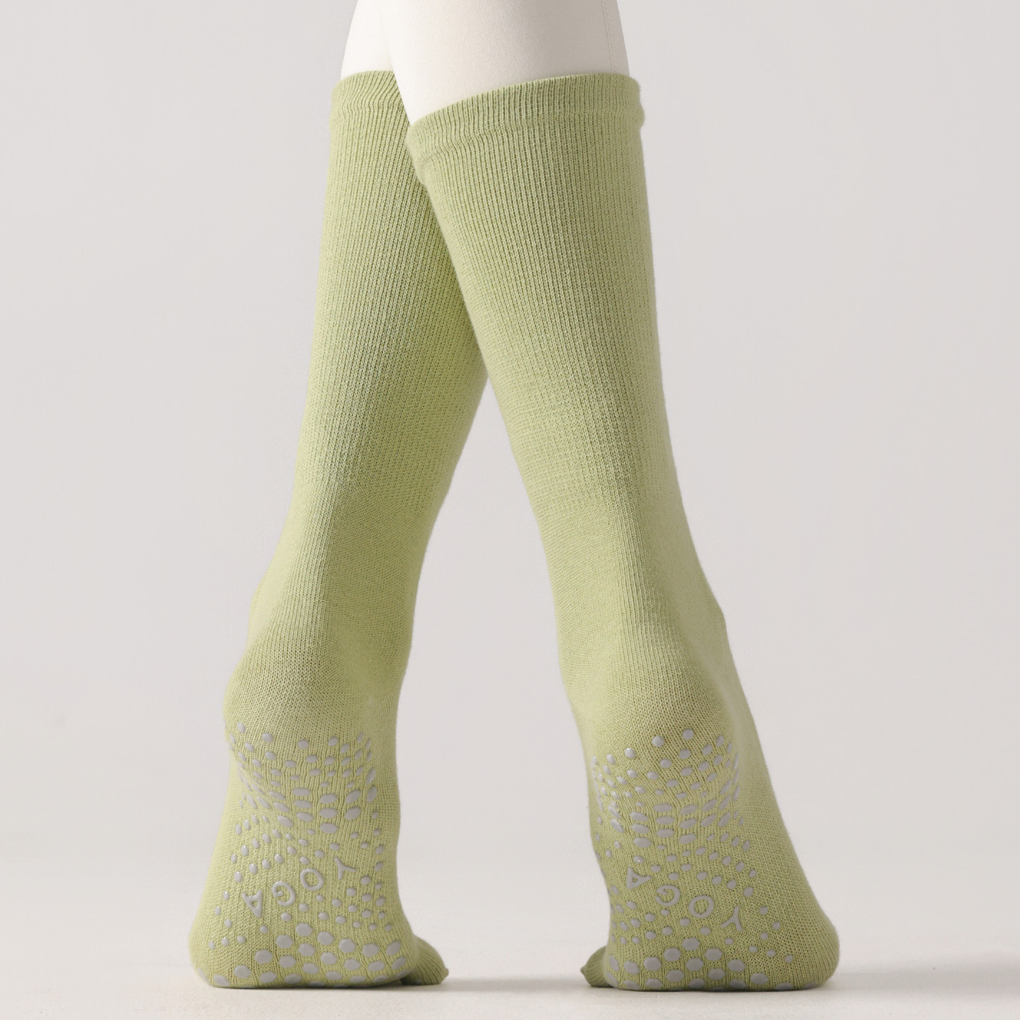 ถุงเท้าโยคะผู้หญิง 1 คู่ สีลูก - Pilates Yoga Origin บทวิจารณ์และราคา