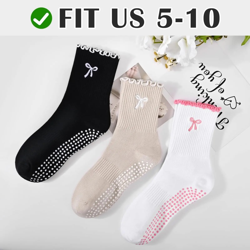 ถุงเท้าโยคะมืออาชีพ สายรัดผ้าฝ - Pilates Yoga Origin บทวิจารณ์และราคา