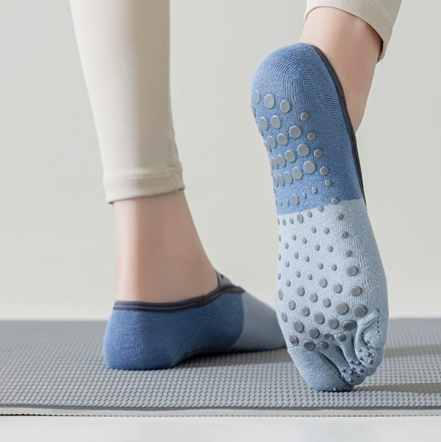 ถุงเท้าโยคะ บัลเลต์ ลายทาง แบบ - Pilates Yoga Logo บทวิจารณ์และราคา