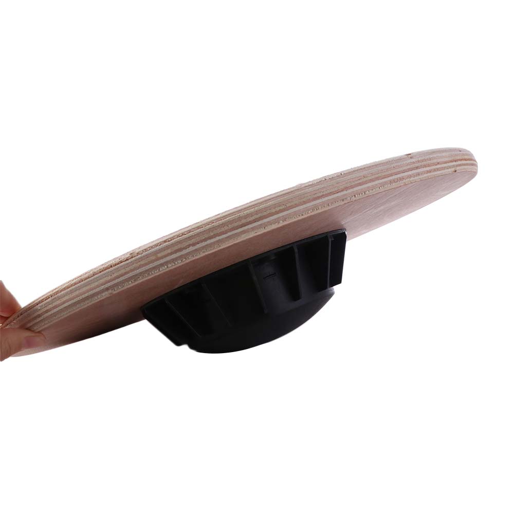แผ่นฝึกสมดุลทรงกลมทำจากไม้ ป้อ - Balance Board Wobble บทวิจารณ์และราคา