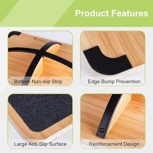 กระดานทรงตัวไม้สำหรับมืออาชีพ  - Balance Board Wobble บทวิจารณ์และราคา