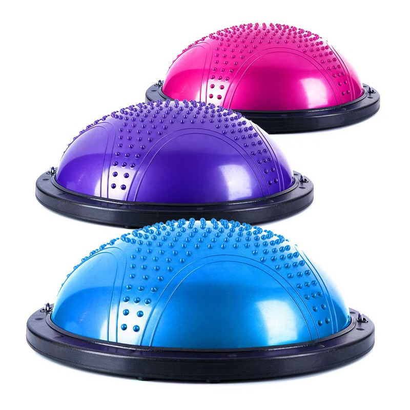 ลูกบอลโยคะครึ่งวงกลม PVC สำหรั - Pilates Yoga Logo บทวิจารณ์และราคา