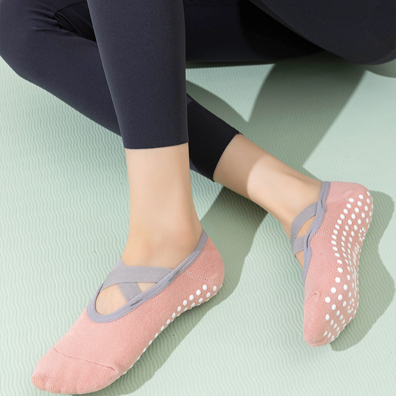 1/ 3คู่ ถุงเท้าโยคะสำหรับผู้หญ - Pilates Yoga Sport บทวิจารณ์และราคา