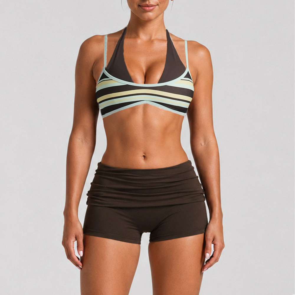 เสื้อชั้นในโยคะแบบมีฟองน้ำสำหร - Pilates Yoga Outfit บทวิจารณ์และราคา