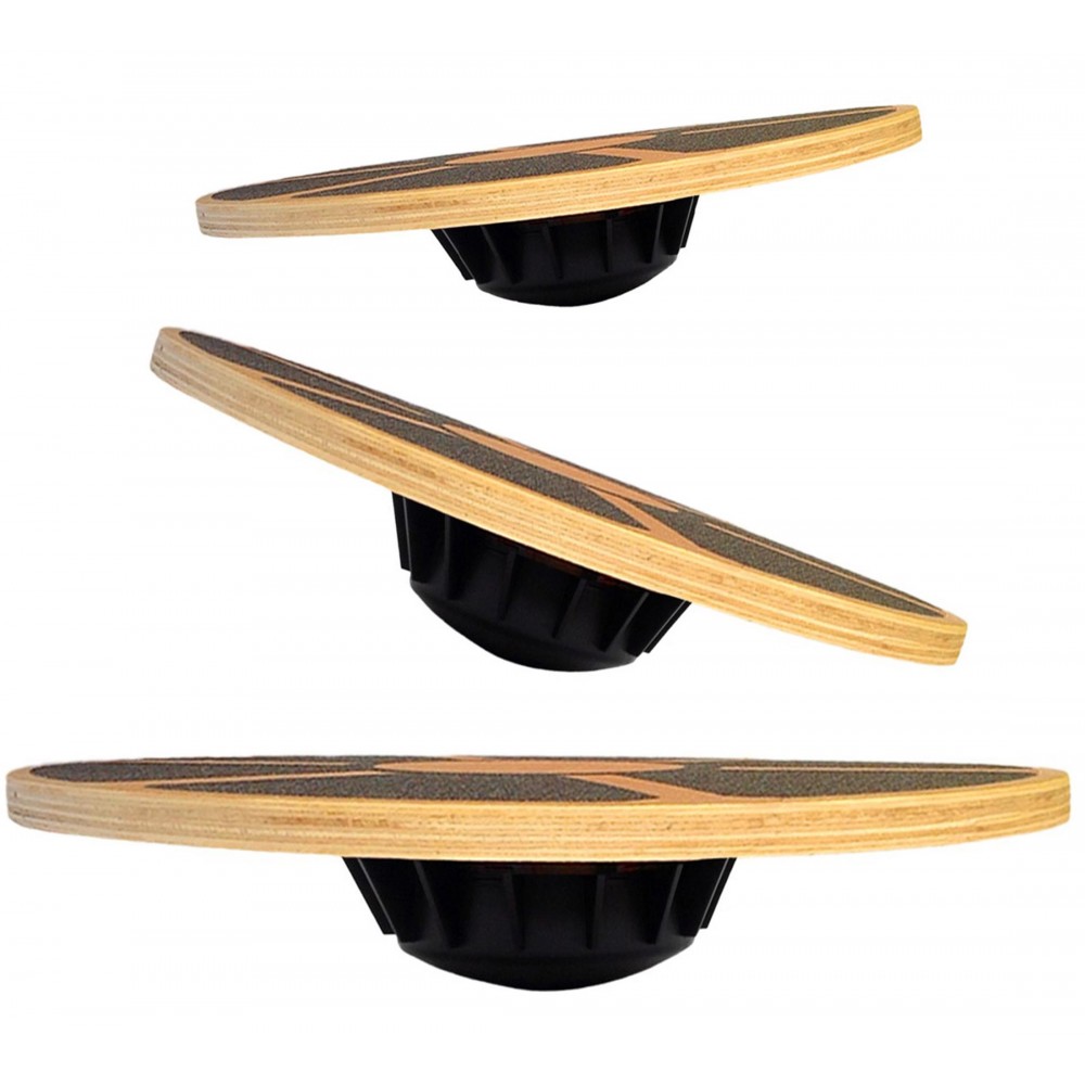 กระดานทรงตัวไม้กันลื่น 40 ซม.  - Balance Board Wobble บทวิจารณ์และราคา